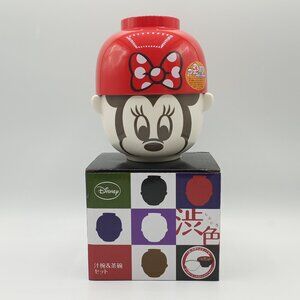 Sun Art Disney Mickey Mouse Soup Bowl & Tea Bowl Set Mini Japan New